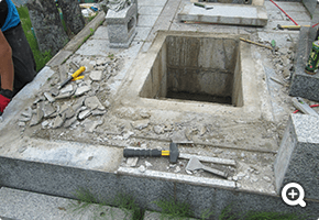 耐震リフォーム　印西市内共同墓地